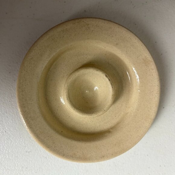 Ellis Prod Pottery Large Vintage Lidded Clay Pottery Jar with Desert Motif - Picture 8 of 9